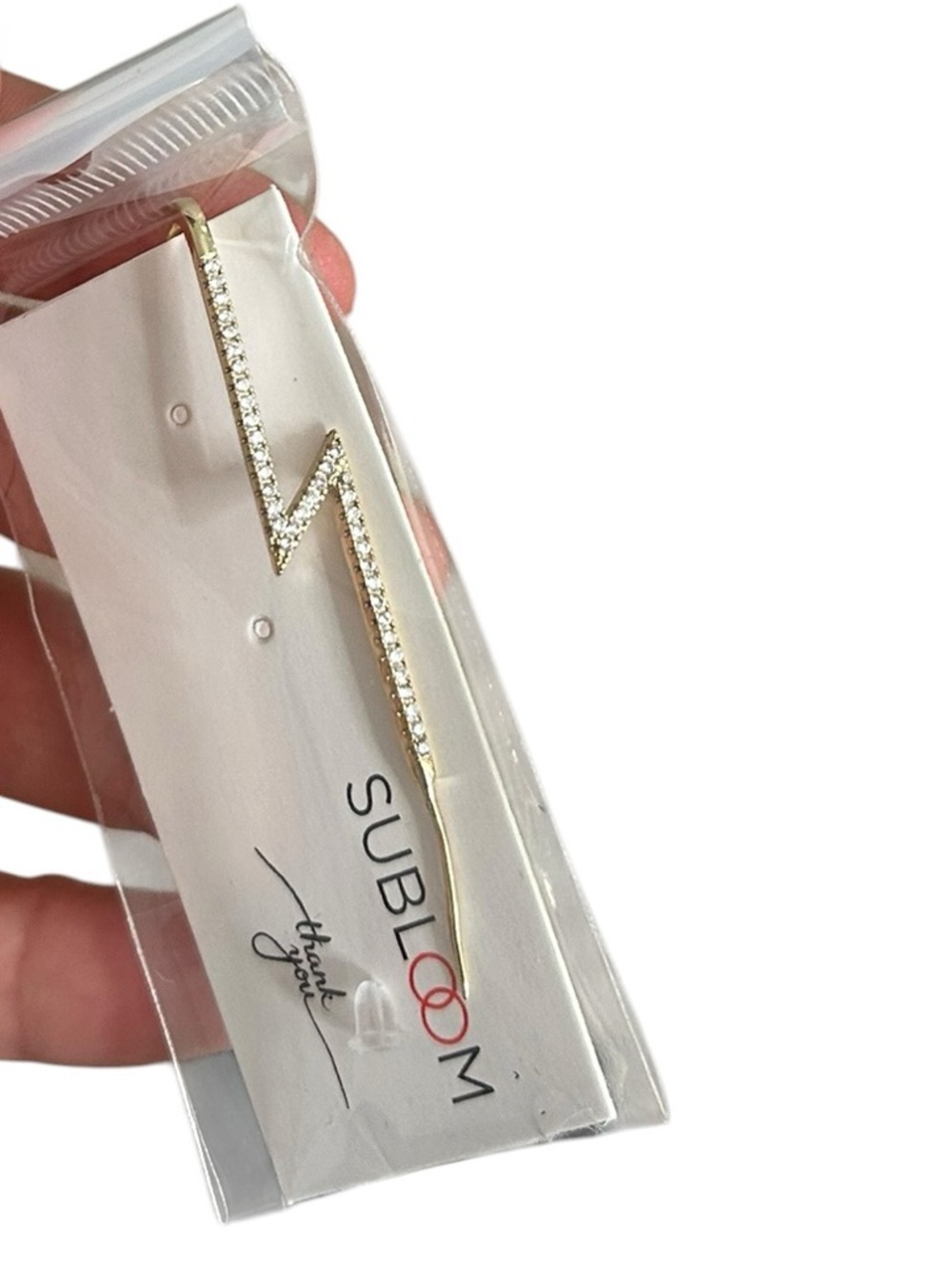(2) Subloom Rhinestone Ear Wrap Crawler
Lightning Bolt Earring Pair NEW - Picture 7 of 7